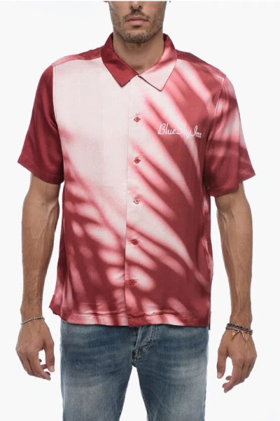 Blue Sky Inn Tie-dye Print Shirt Sleeved Shirt In Red