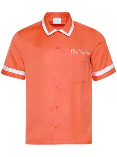 Blue Sky Inn Waiter Shirt In Orange
