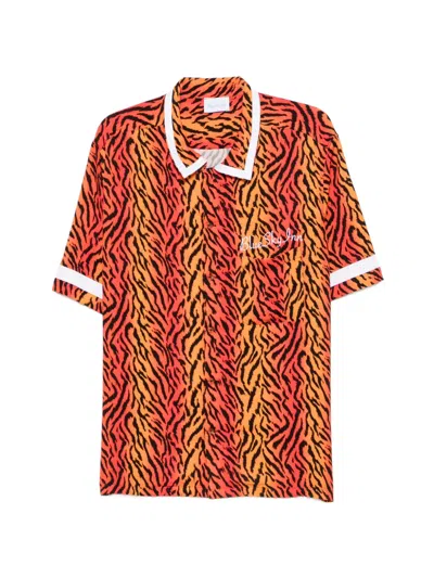 Blue Sky Inn Waiter Tiger-print Shirt In Multi