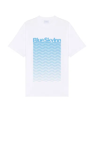 Blue Sky Inn Waves T-shirt In White
