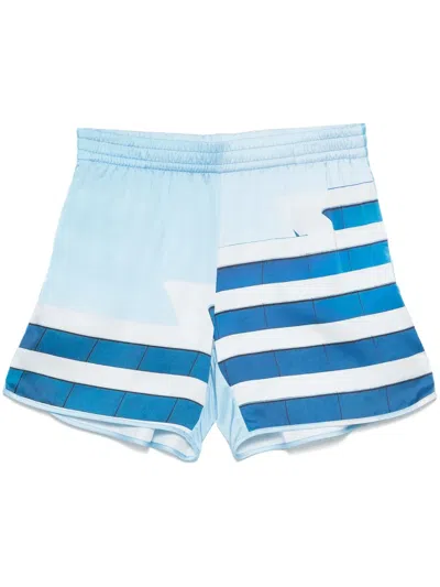Blue Sky Inn Yacht Shorts In Blue