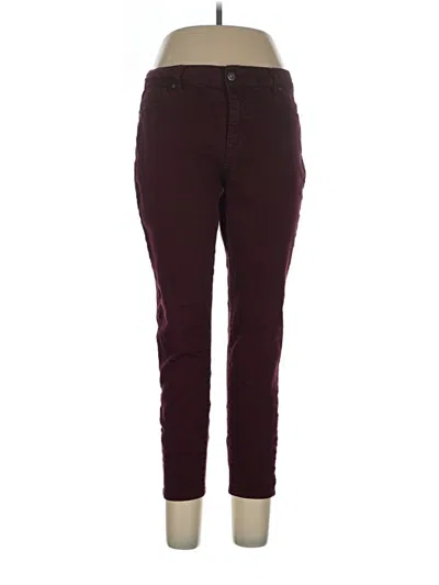 Pre-owned Blue Spice Casual Pants In Burgundy