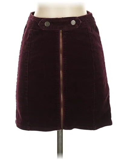 Pre-owned Blue Spice Casual Skirt In Burgundy