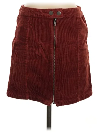 Pre-owned Blue Spice Casual Skirt In Burgundy