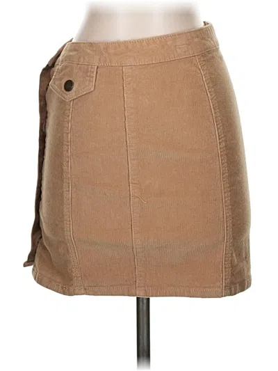 Pre-owned Blue Spice Casual Skirt In Tan