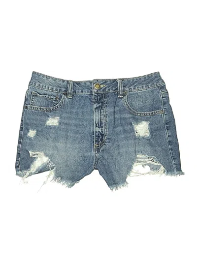 Pre-owned Blue Spice Denim Shorts In Blue