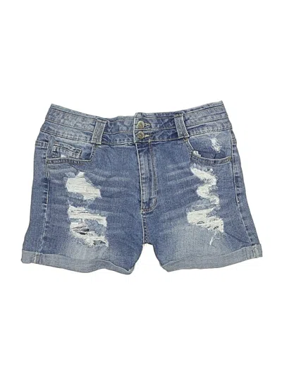 Pre-owned Blue Spice Denim Shorts In Blue