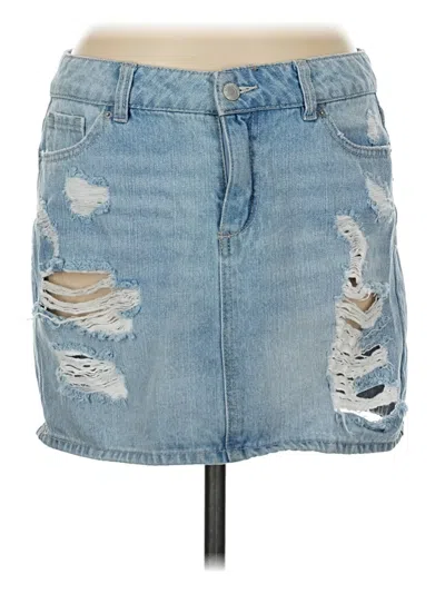 Pre-owned Blue Spice Denim Skirt In Blue