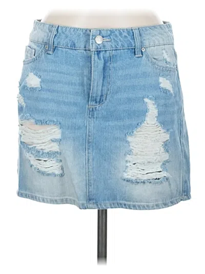 Pre-owned Blue Spice Denim Skirt In Blue