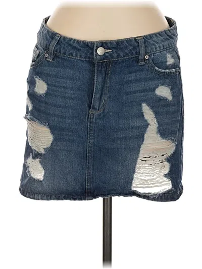 Pre-owned Blue Spice Denim Skirt In Blue
