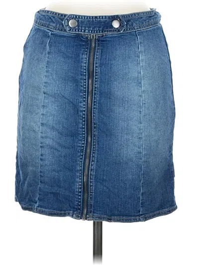 Pre-owned Blue Spice Denim Skirt In Blue