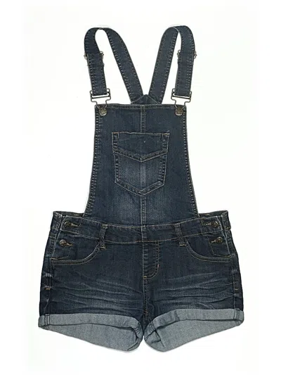 Pre-owned Blue Spice Overall Shorts In Blue