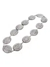 Blue Tortoise Women's Concho Hatband In Silver In Multi