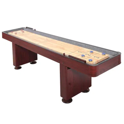 Blue Wave 12 Ft. Challenger Shuffleboard Table Dark Cherry