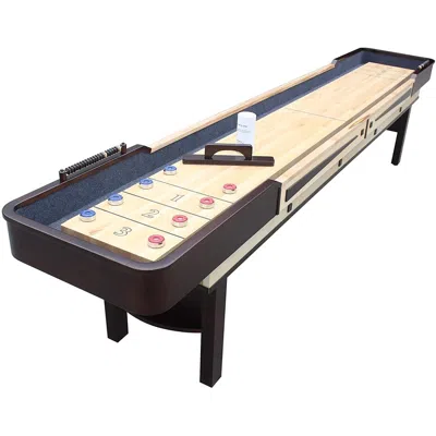 Blue Wave 12 Ft. Merlot Shuffleboard Table - Espresso