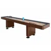 Blue Wave 14 Ft. Challenger Shuffleboard Table Walnut Finish