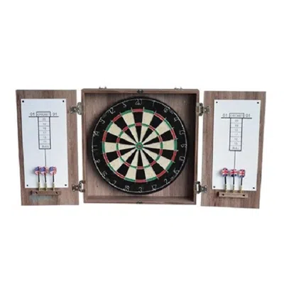 Blue Wave Winchester Dart Cabinet Set In Driftwood