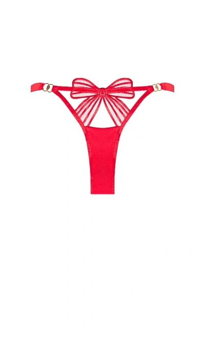 Bluebella Annabel Open-back Brief In Red