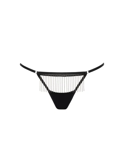 Bluebella Antoinette Thong Black/silver