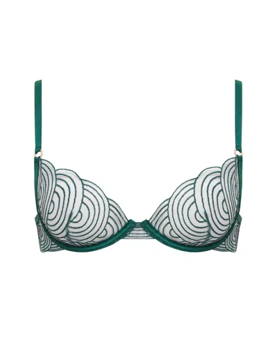 Bluebella Aster Wired Bra Botanical Garden Green/sheer
