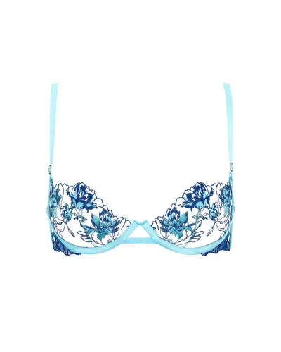 Bluebella Calista Bra Blue Topaz/sheer