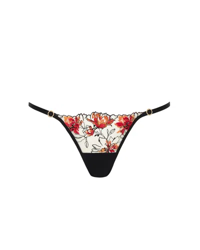 Bluebella Calista Brief Black/red In Multi