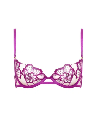 Bluebella Catalina Bra Bright Violet/sheer In Purple