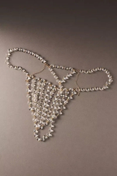 Bluebella Crystal Thong In Transparent