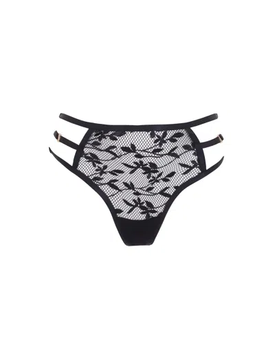 Bluebella Dana High-waist Thong Black