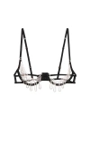 Bluebella Estelle Open Wired Bra In Black