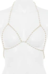 Bluebella Imitation Pearl Open Cup Bra