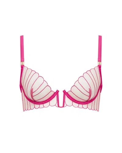 Bluebella Imogen Embroidered Sheer Bra Pink