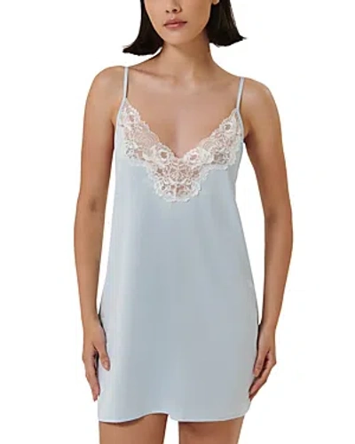 Bluebella Isabella Luxury Satin Short Chemise In Ice Water