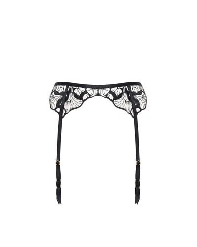 Bluebella Kalmia Suspender Black/sheer