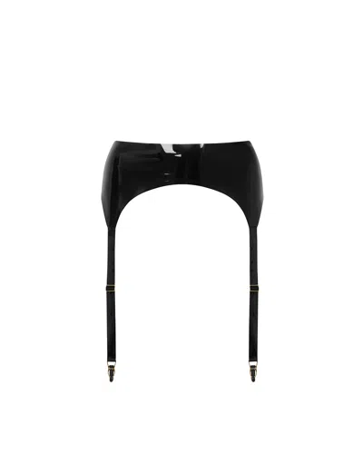 Bluebella Latex Suspender Black
