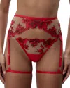 Bluebella Lavanya Thigh Harness In Red