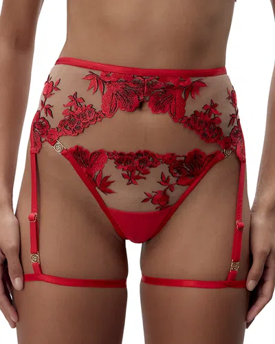 Bluebella Lavanya Thigh Harness In Red