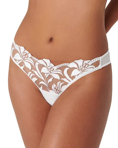 Bluebella Leonora Brief Panties In White/sheer