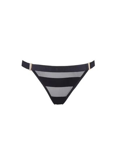 Bluebella Lilia Mesh Brief In Black
