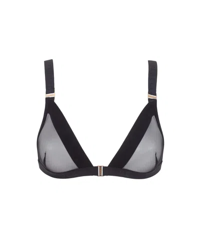 Bluebella Lilia Mesh Non Wired Bra In Black
