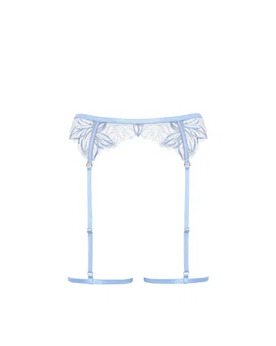 Bluebella Lilly Thigh Harness Hydrangea Blue/ice Water Blue/sheer