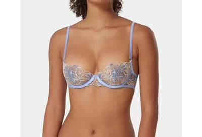Bluebella Lilly Wired Bra In Hydrangea Blue/ice Water In Multi