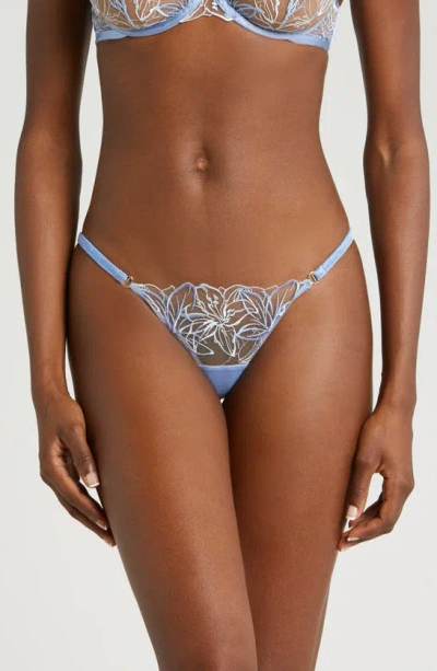 BLUEBELLA LILY EMBROIDERED MESH BRIEFS