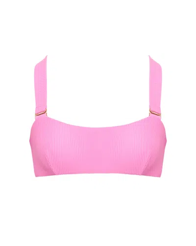 Bluebella Lucerne Bandeau Bikini Top Pink