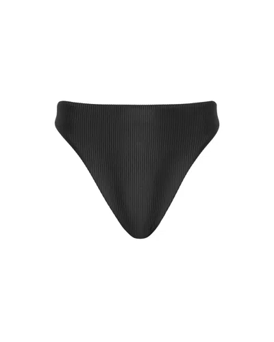 Bluebella Lucerne High-waist Bikini Brief Black In Multi