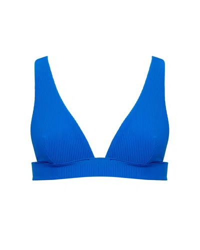Bluebella Lucerne Plunge Bikini Top Blue