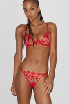 BLUEBELLA MARIAN LIPS THONG IN RED, WOMEN'S AT URBAN OUTFITTERS