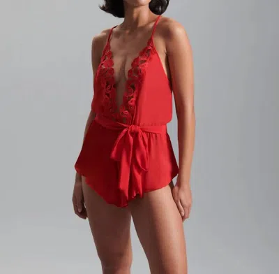Bluebella Marian Teddy Lingerie In Red