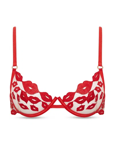 Bluebella Marian Underwire Bra In Tomato Red