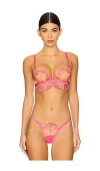 Bluebella Marissa Underwire Longline Lace Bra In Pink